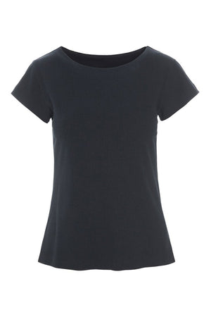 Naibu rib t-shirt Black - 261-4079-5086