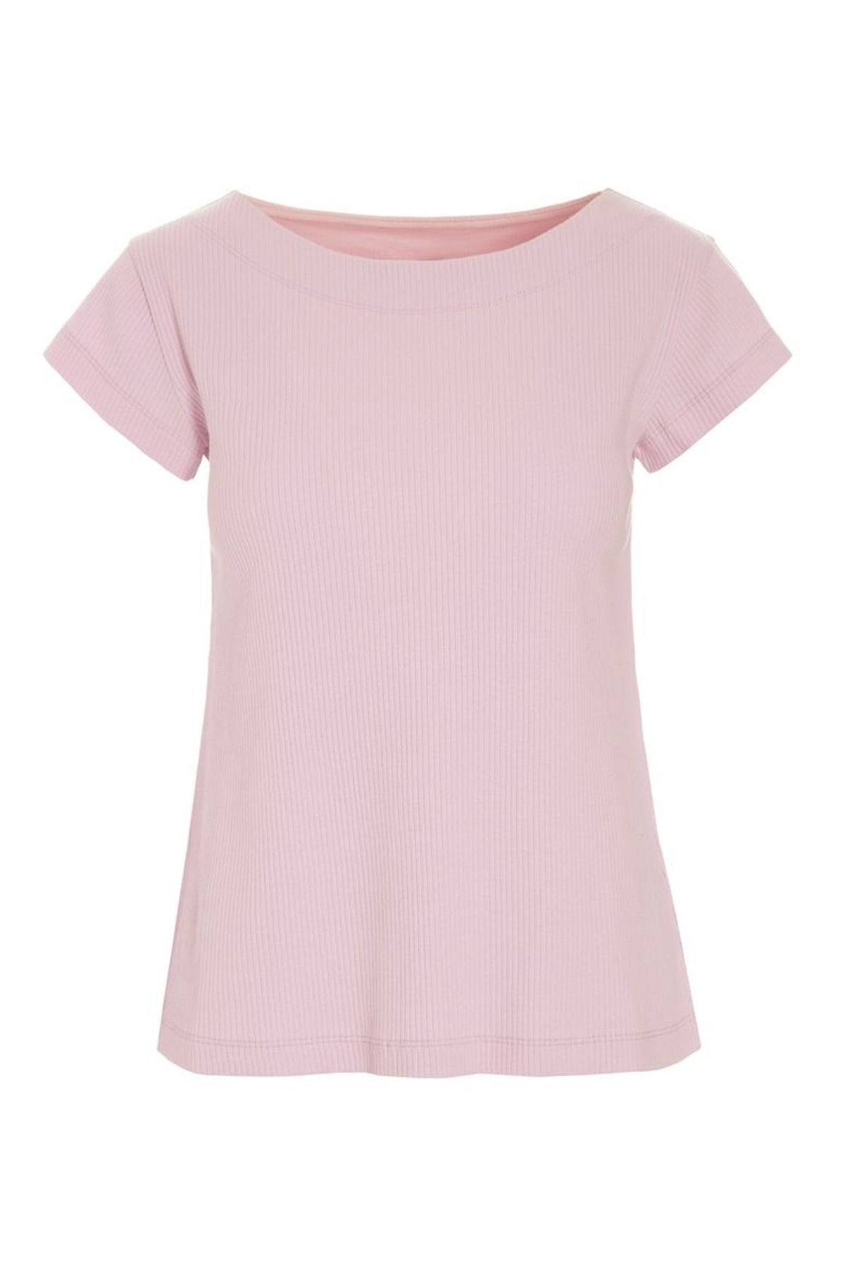 Naibu rib t-shirt CHALK PINK - 261-4079-5086
