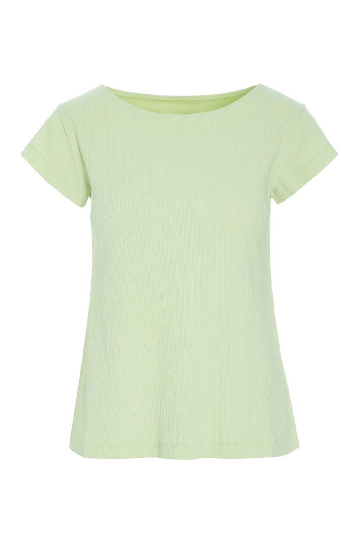 Naibu rib t-shirt LIME CREAM - 261-4079-5086
