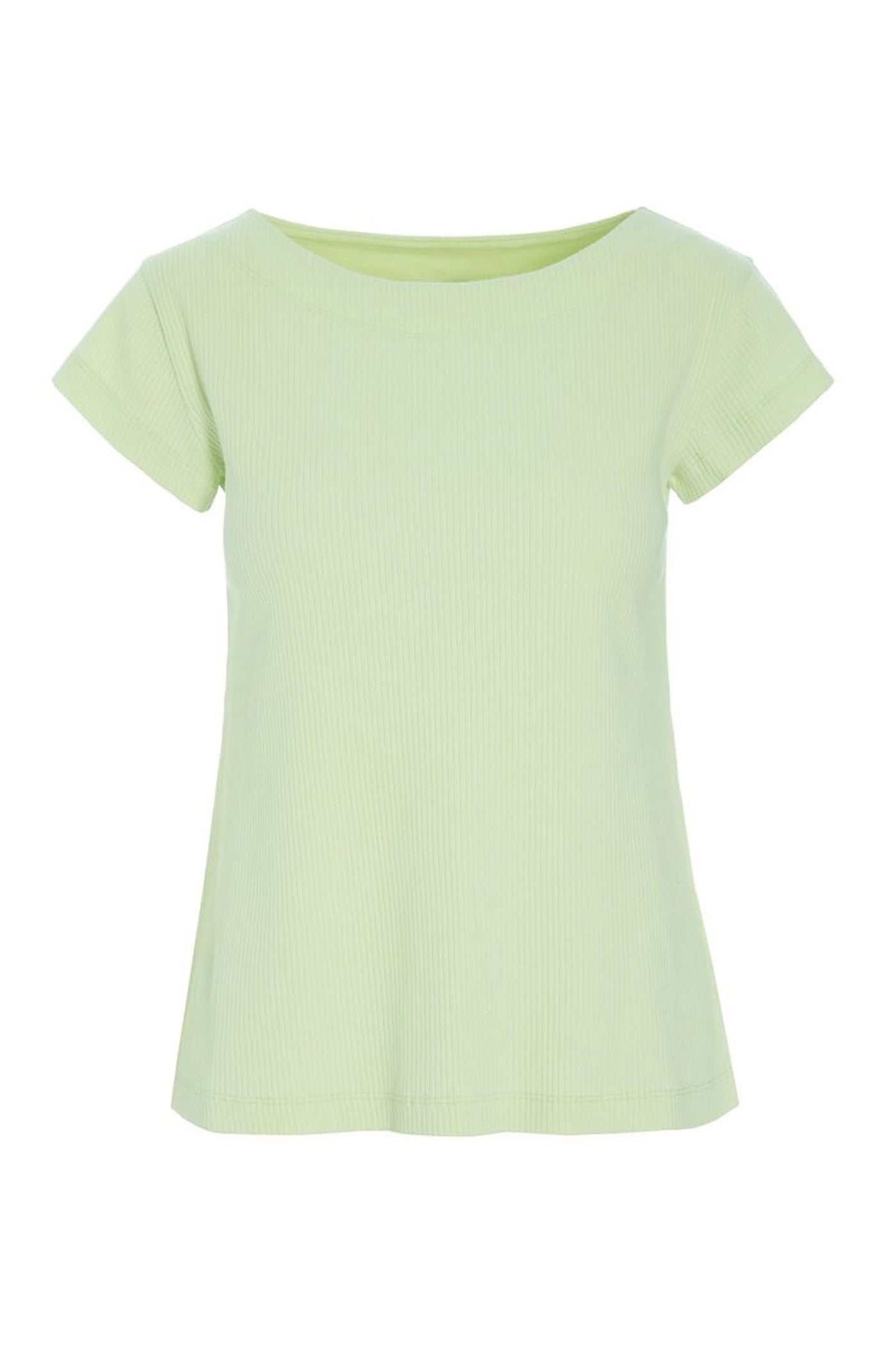 Naibu rib t-shirt LIME CREAM - 261-4079-5086