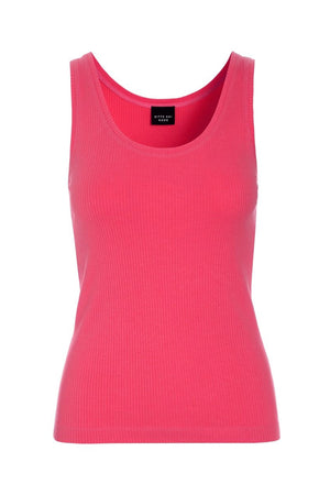 Naibu rib tank top RHODODENDRON - 263-4079-5088