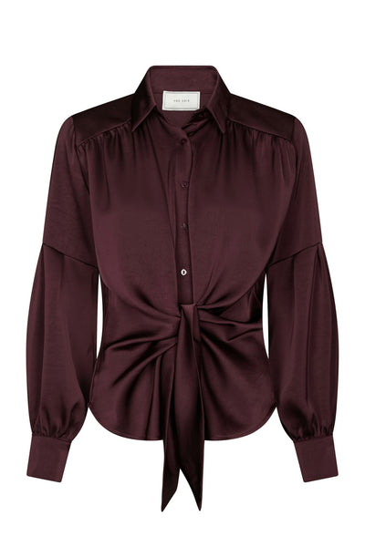 Naja Satin Burgundy - 160801 Thumbnail