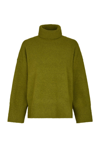 Naline Knit Blouse SAGE GREEN - 165512 Thumbnail