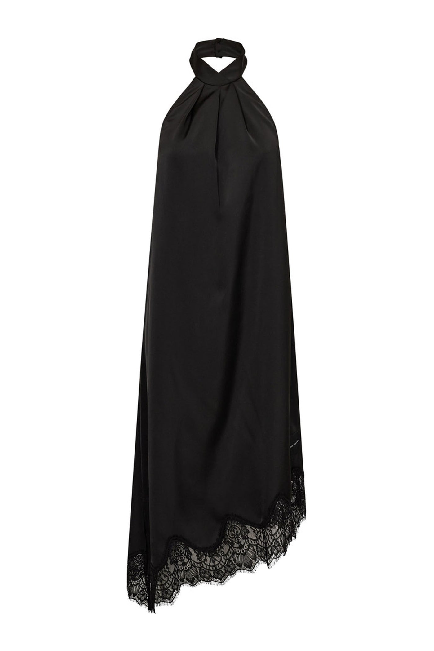 Naomi Asym Halter Dress Black - HL10641