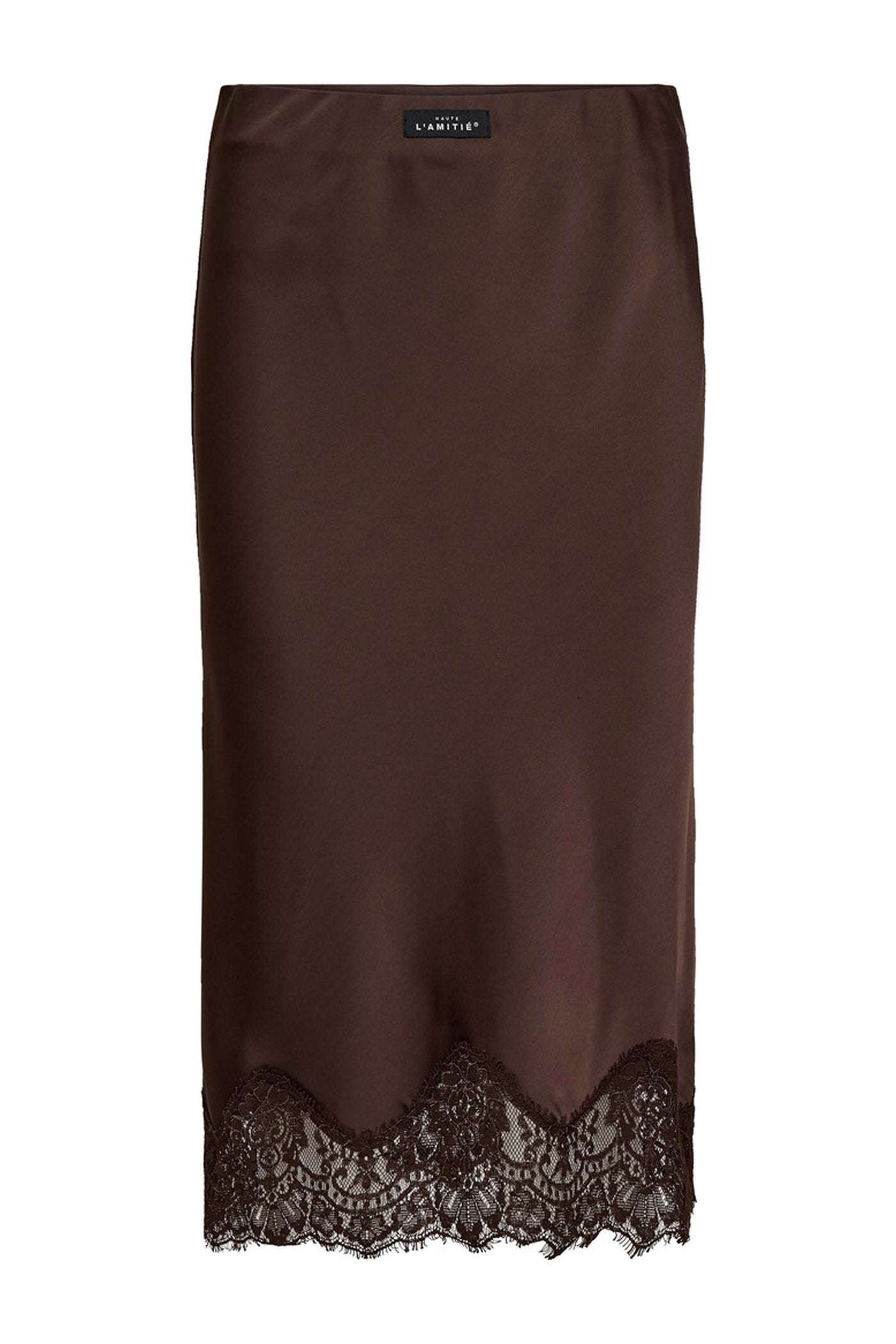 Naomi Lingerie Pencil Skirt Mocca - HL10561
