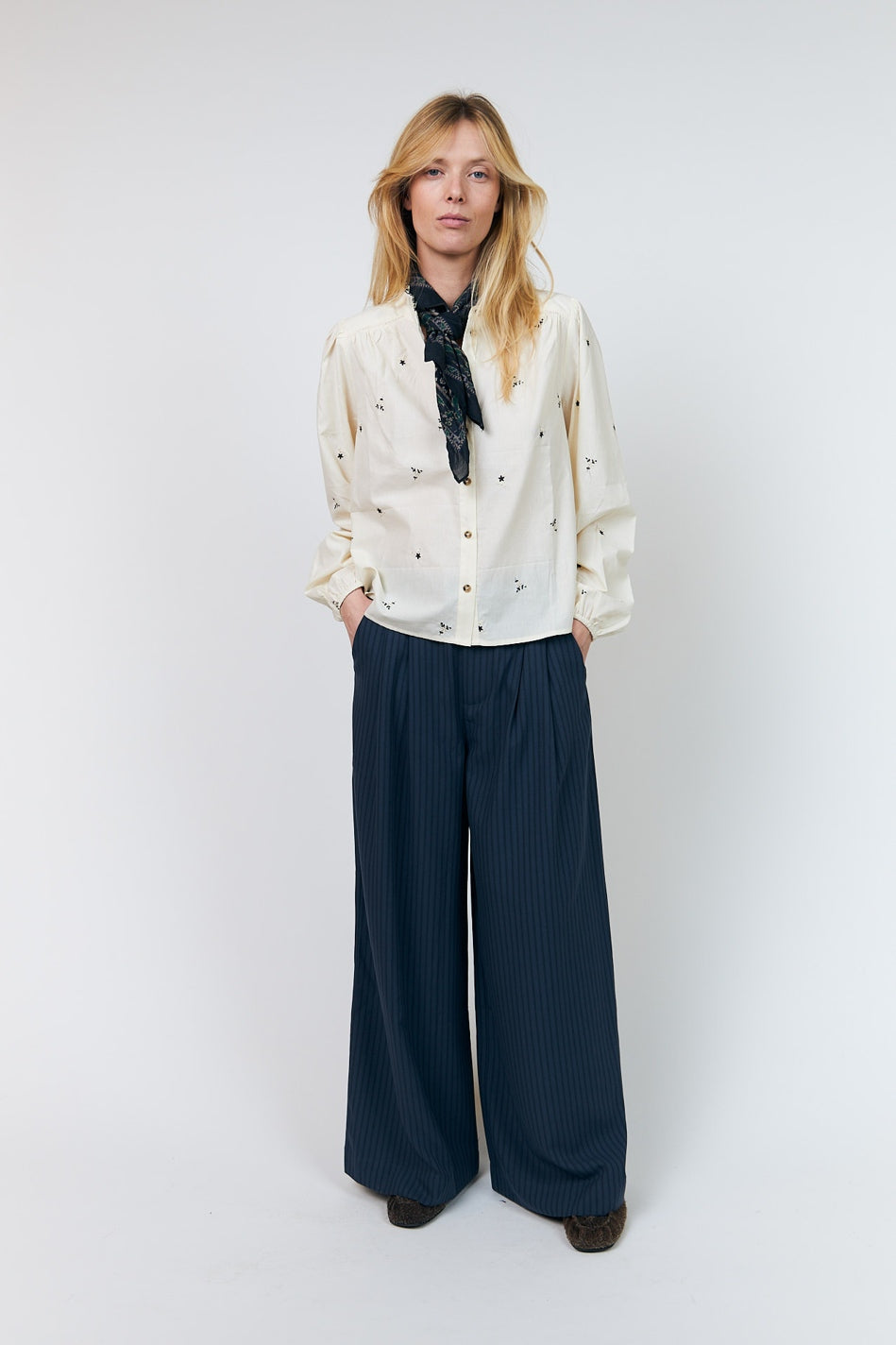 Alessandrall Shirt Ls Flower Print - 26435-1018