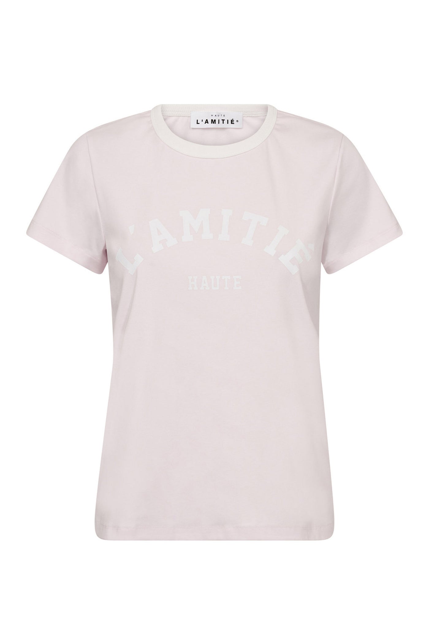 Neckline Logo Tee Iced Rose - HL10006