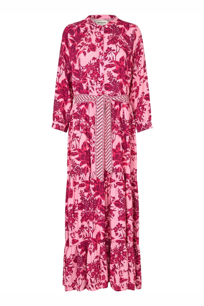 NeeLL Maxi Dress 3/4 51 Pink - 26117-3009 Thumbnail