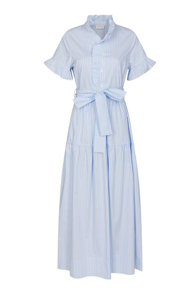 Nellie Soft Stripe Dress Light Blue - 168230 Thumbnail