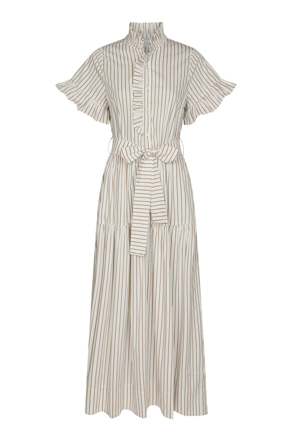Nellie Wide Stripe Dress IVORY - 168228
