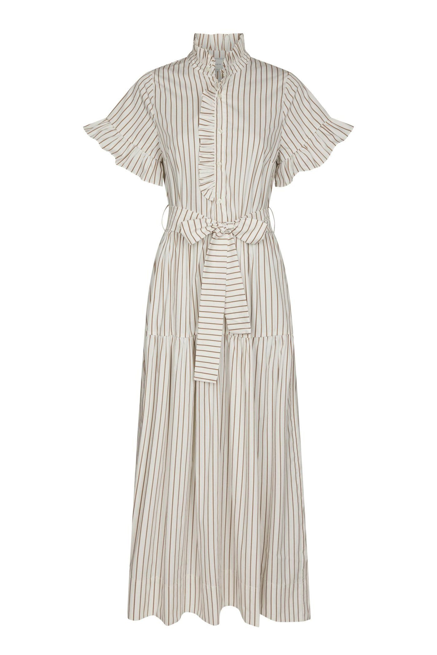 Nellie Wide Stripe Dress IVORY - 168228