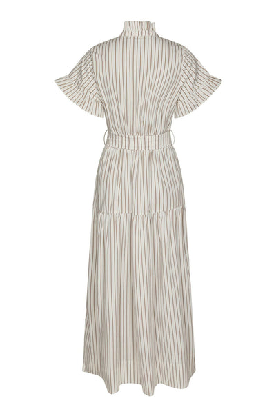 Nellie Wide Stripe Dress IVORY - 168228 Thumbnail