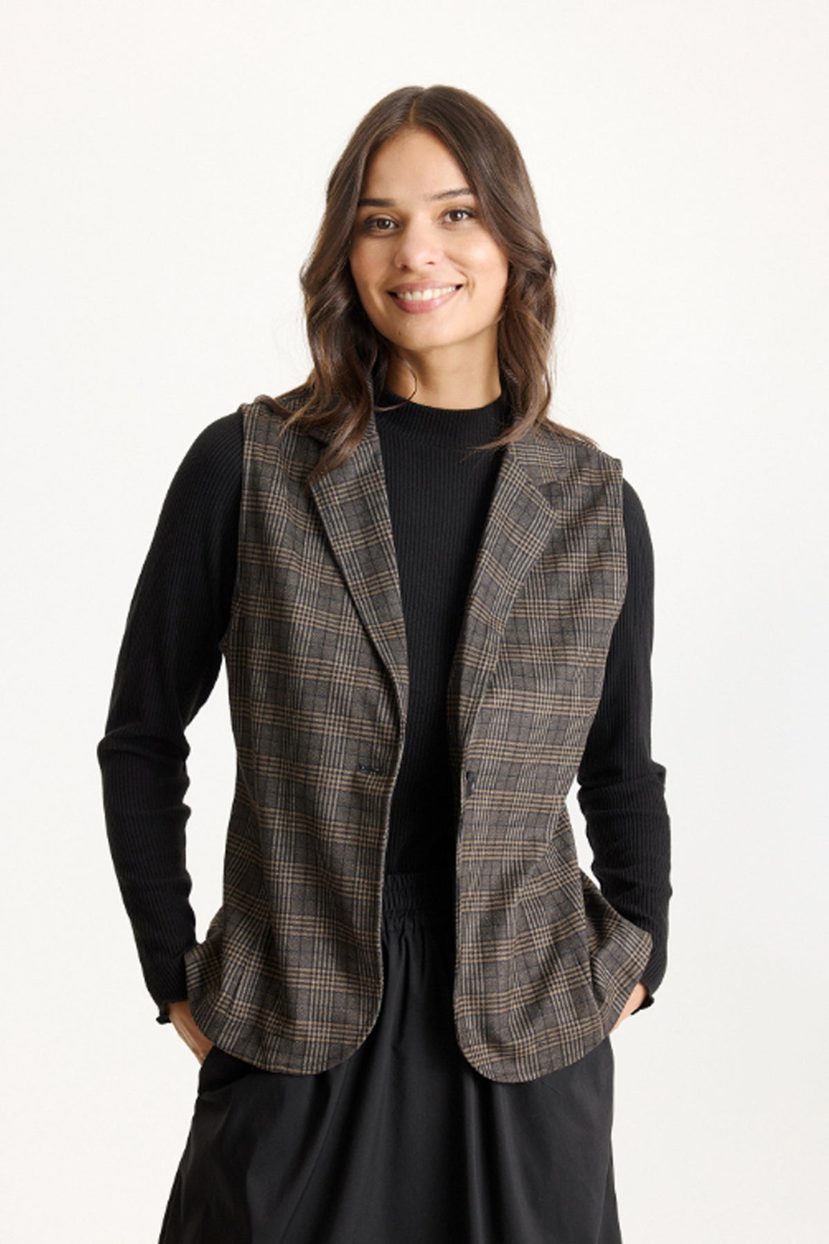 Nete vest Brown - 16821