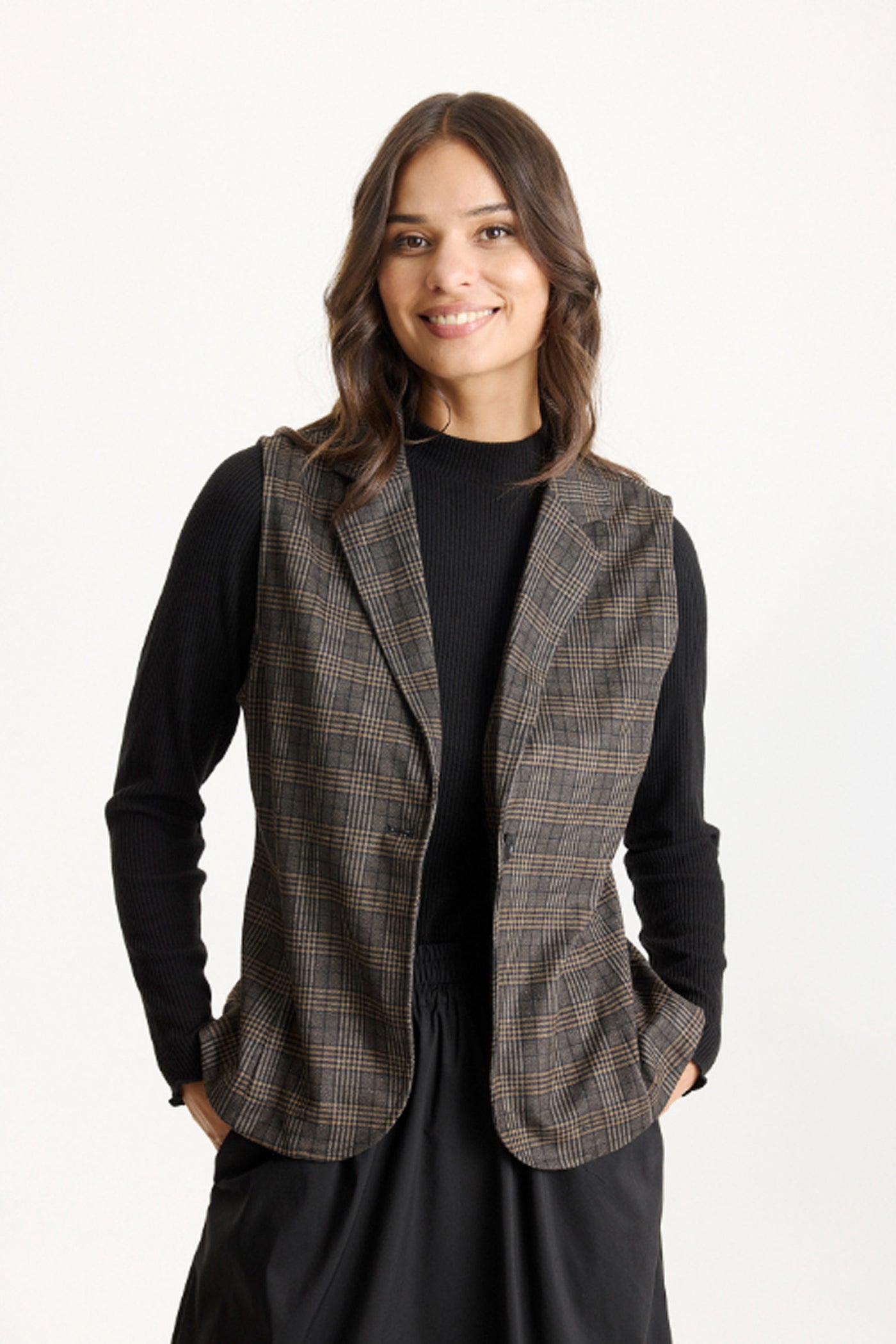 Nete vest Brown - 16821