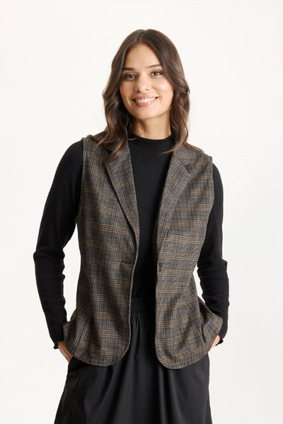 Nete vest Brown - 16821 Thumbnail