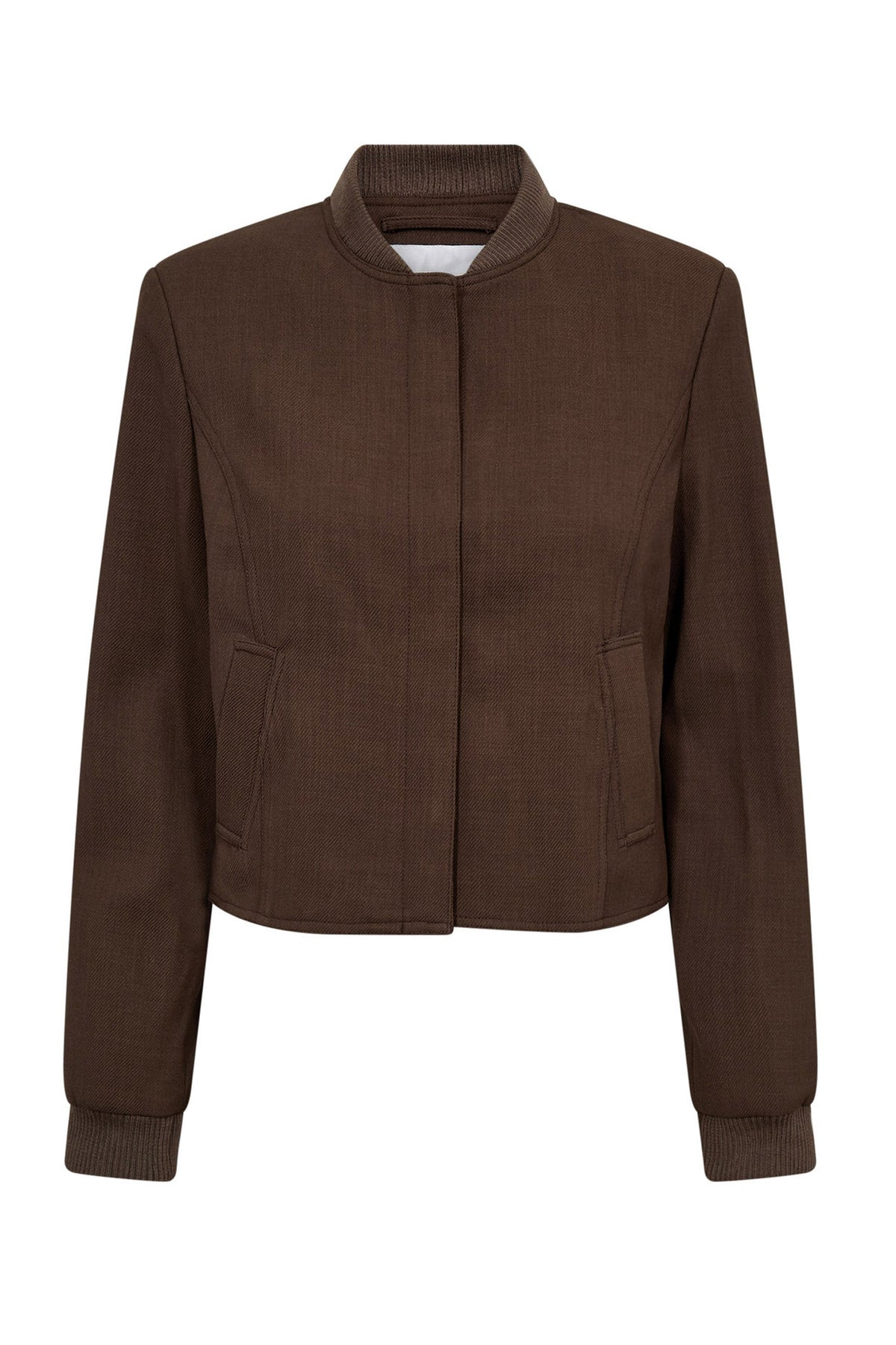 New BostonCC Crop Jacket 154-Walnut - 30318