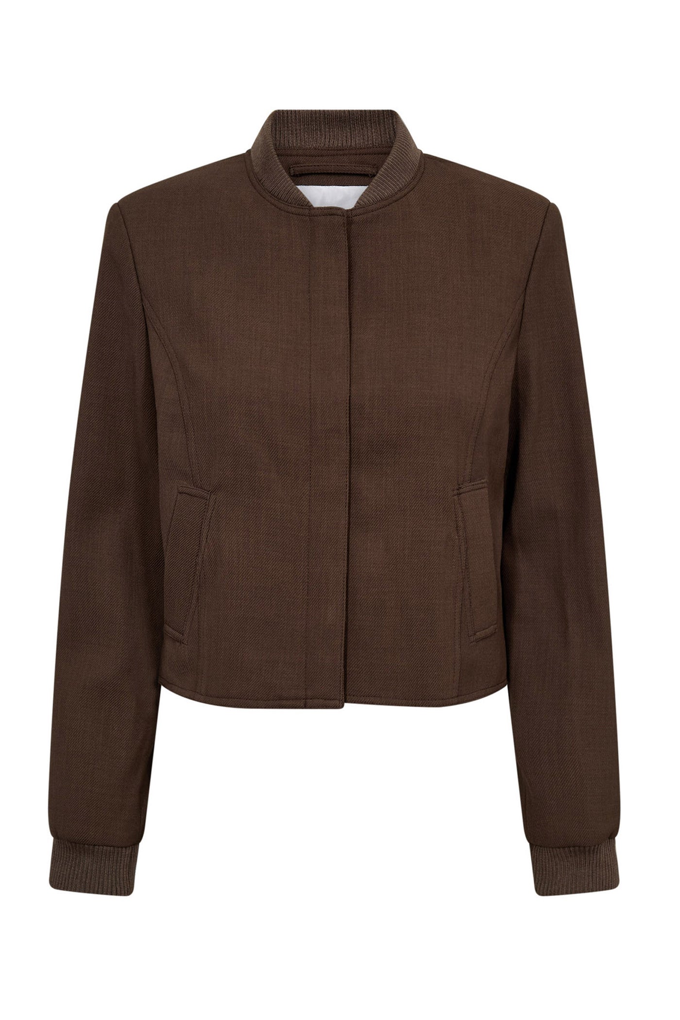New BostonCC Crop Jacket 154-Walnut - 30318