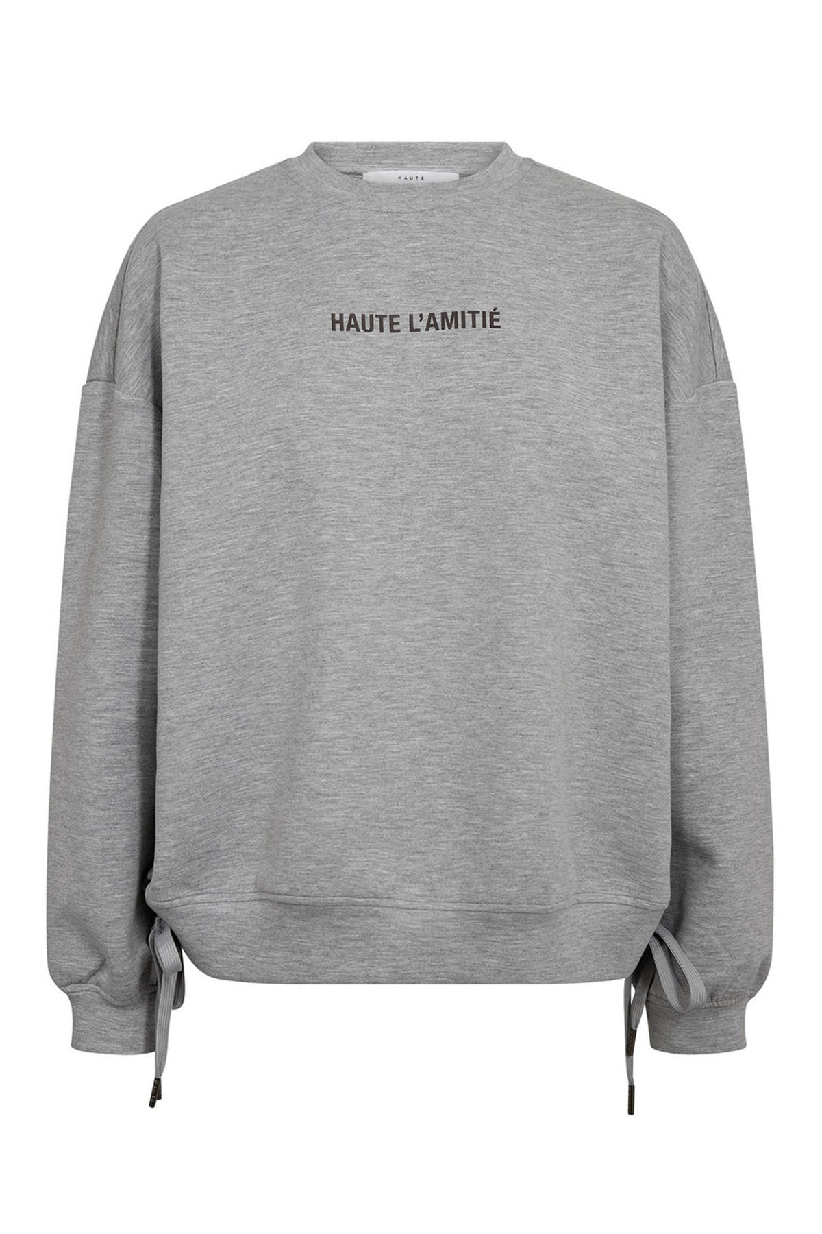 New Studio Tie Sweat Grey Melangé - HL10714