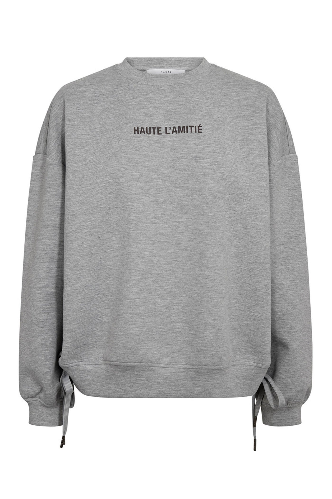 New Studio Tie Sweat Grey Melangé - HL10714