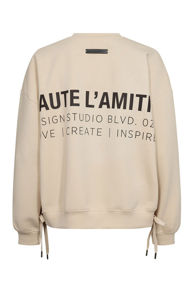 New Studio Tie Sweat Pearl - HL10714 Thumbnail