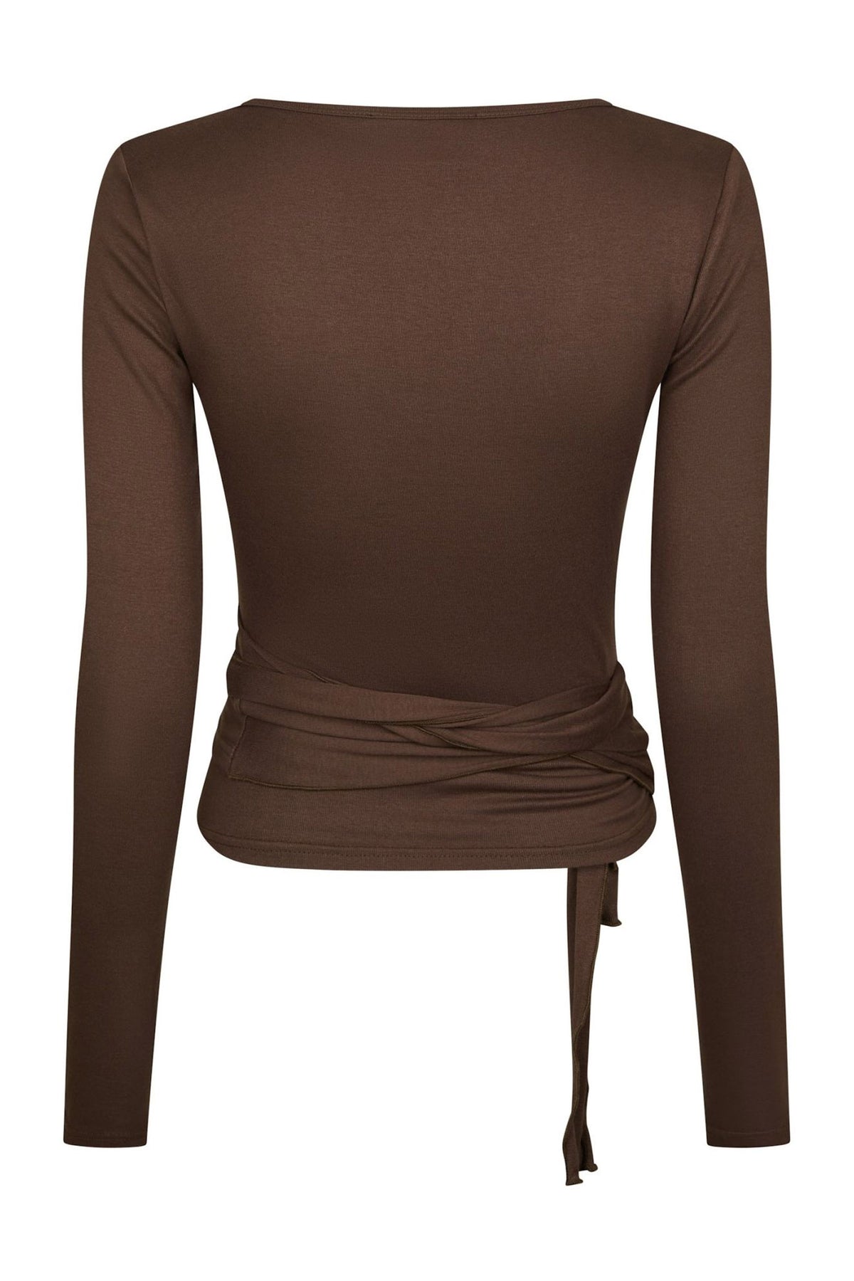 Nia Jersey Wrap Chocolate Brown - 165501