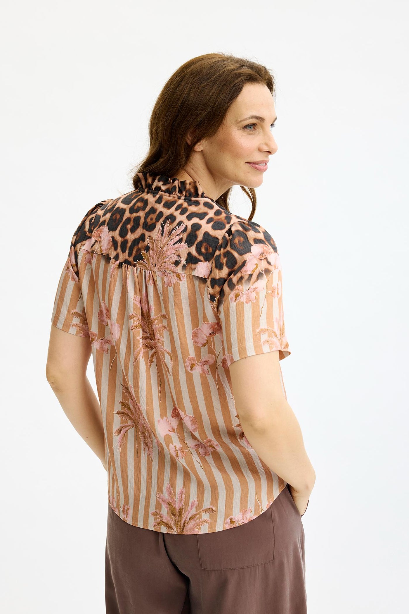 Nick blouse Caramel - 17127