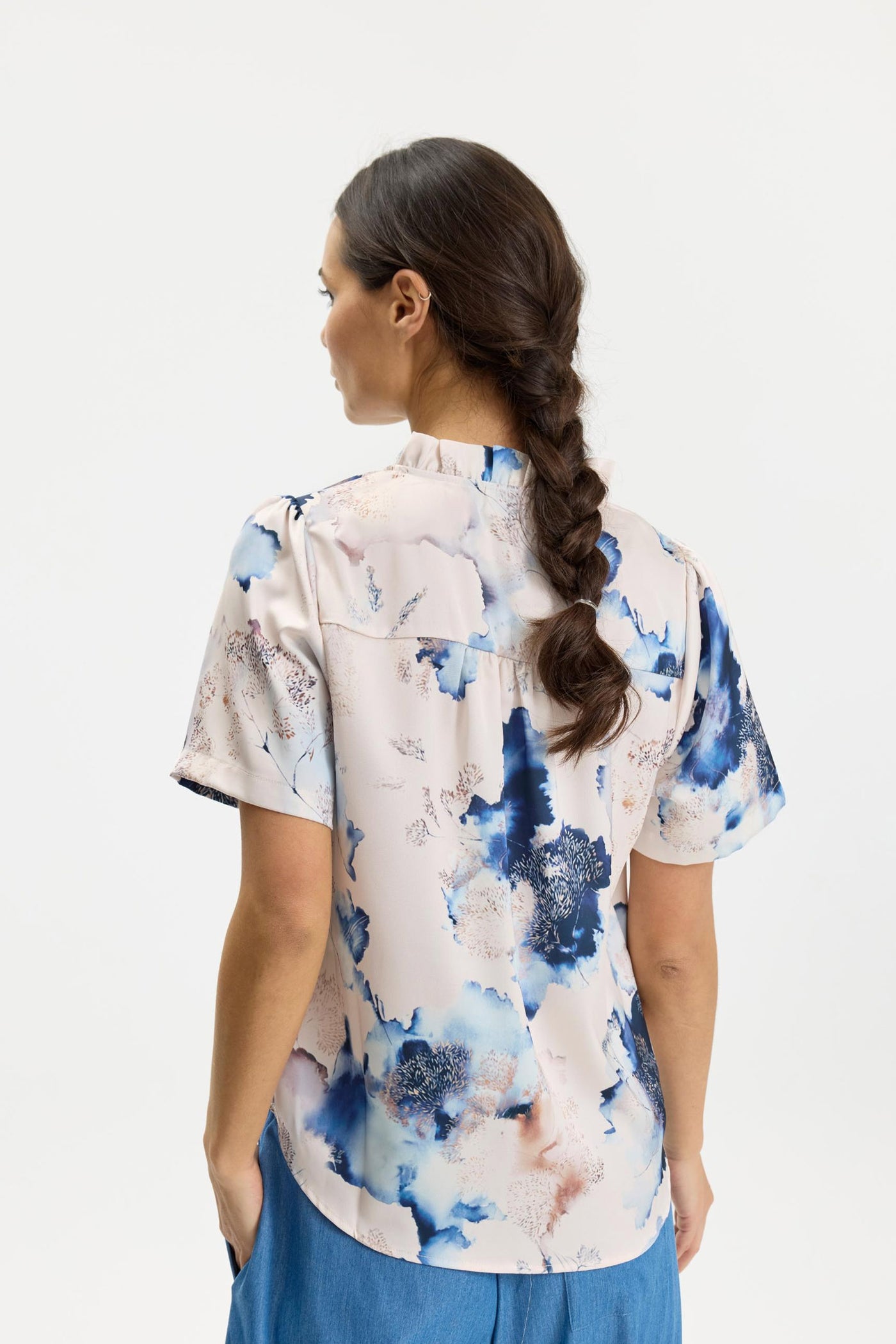 Nicola blouse Blue - 17040