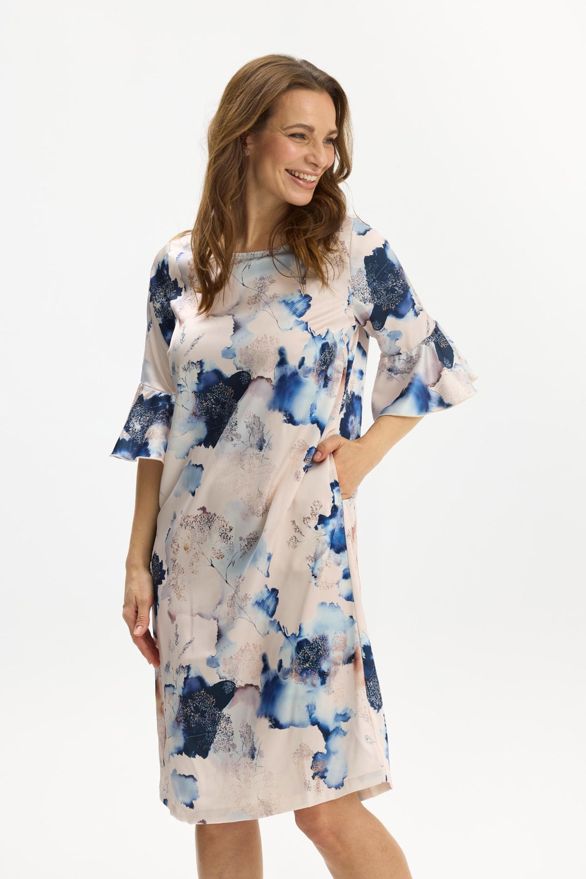 Nicola dress Blue - 17038