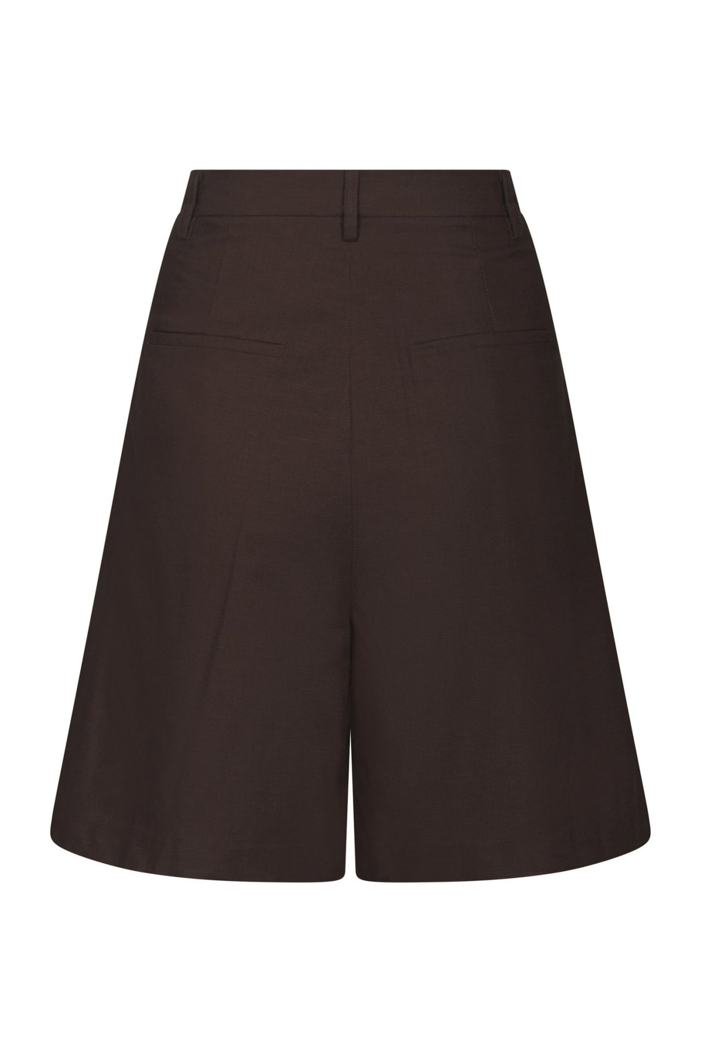 Nika Linen Shorts Dark brown - 168253