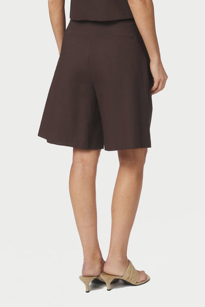 Nika Linen Shorts Dark brown - 168253 Thumbnail