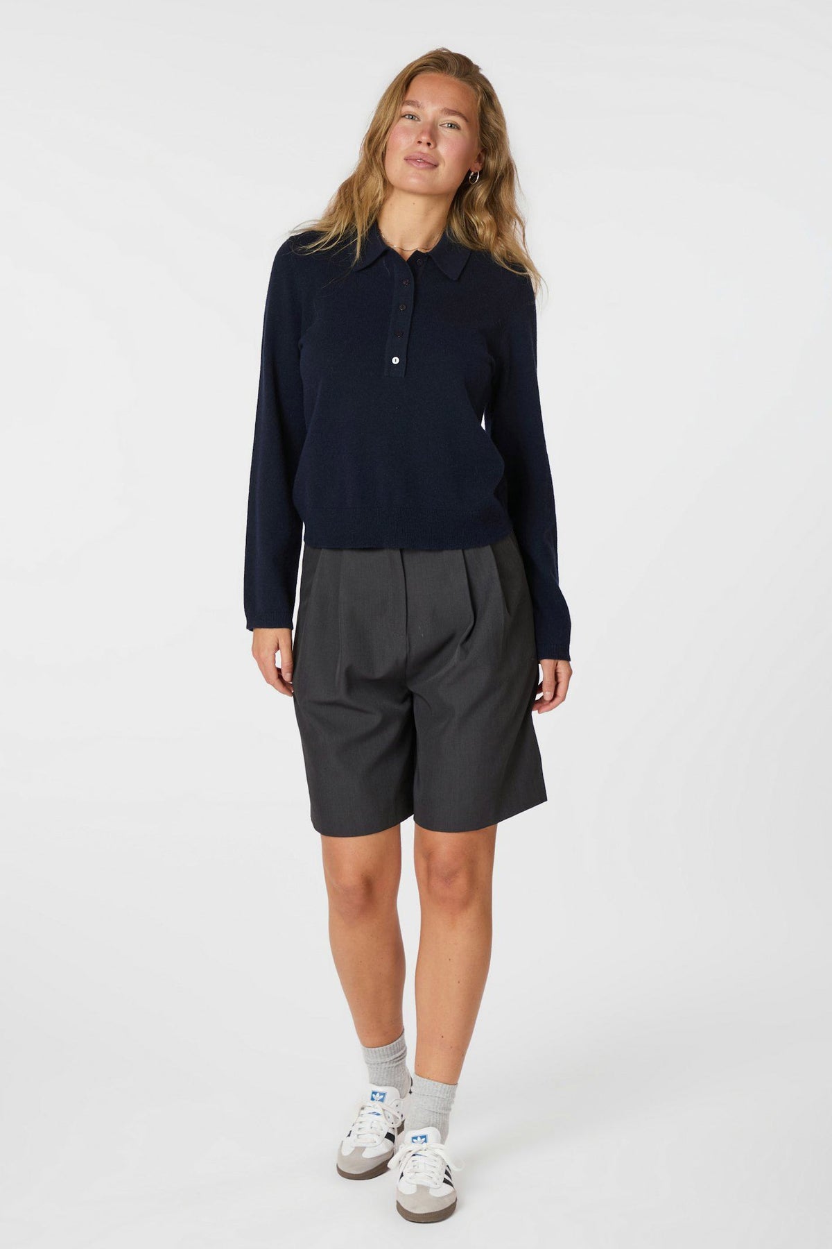 Nika Structure Shorts DARK GREY - 164538