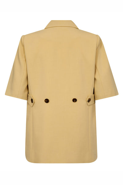 NilanCC Fitted SS Blazer 171-PaleYellow - 40026 Thumbnail
