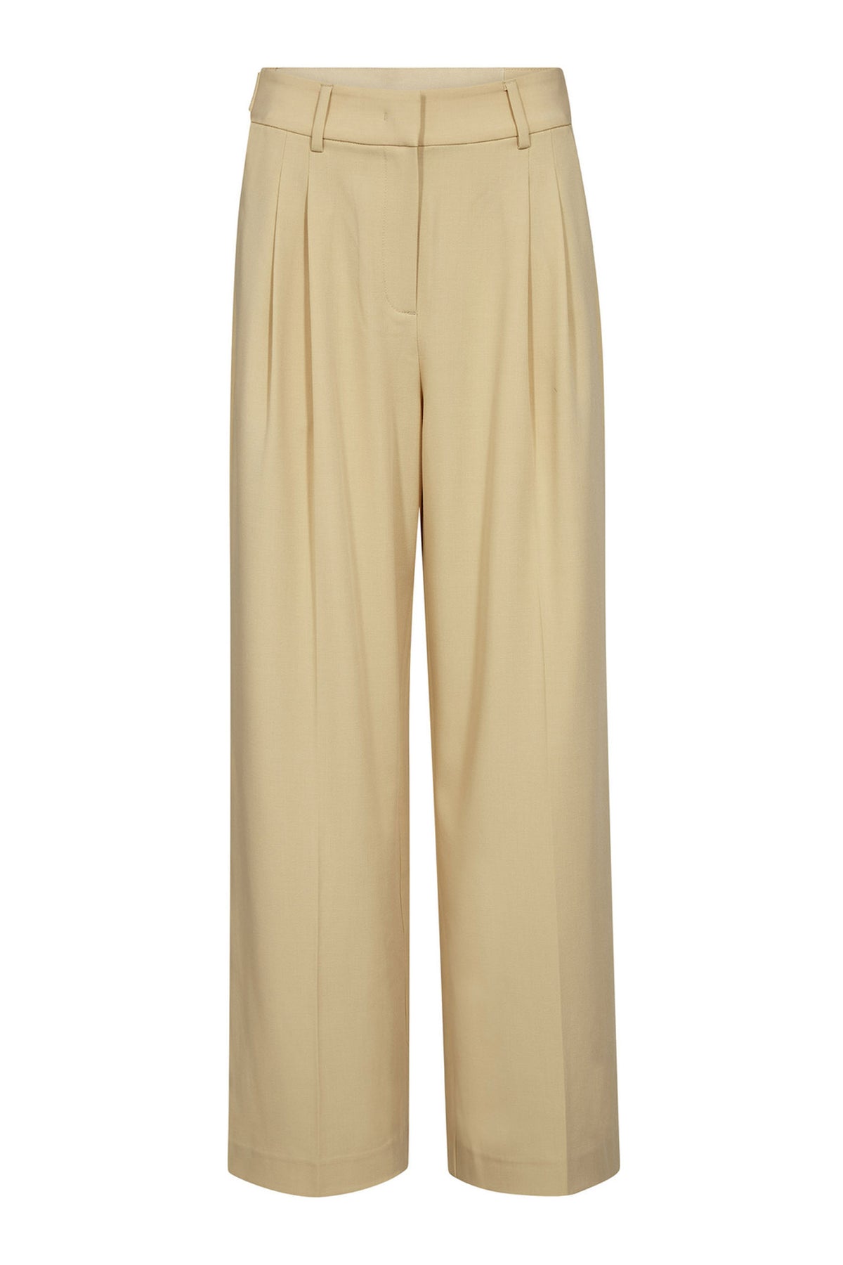 NilanCC Pleat Pant 171-PaleYellow - 41060