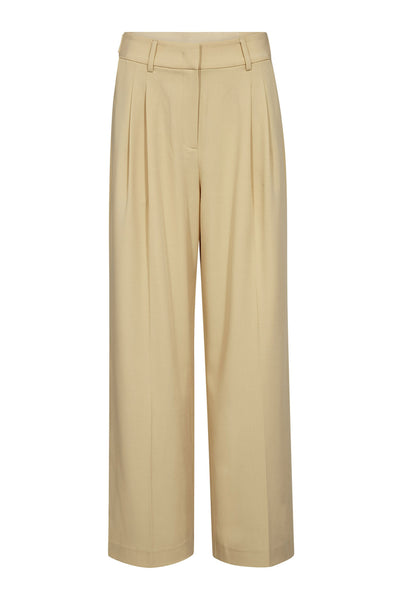 NilanCC Pleat Pant 171-PaleYellow - 41060 Thumbnail