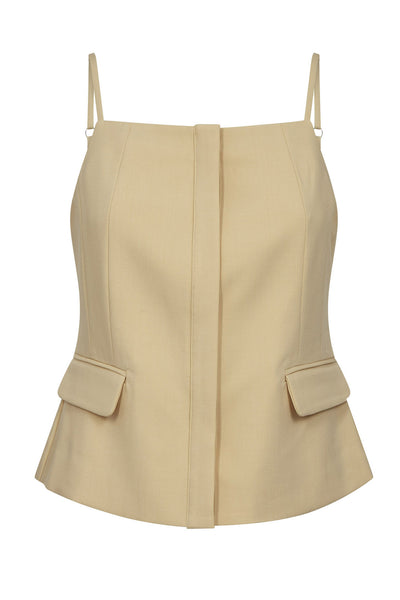 NilanCC Tailored Top 171-PaleYellow - 45069 Thumbnail