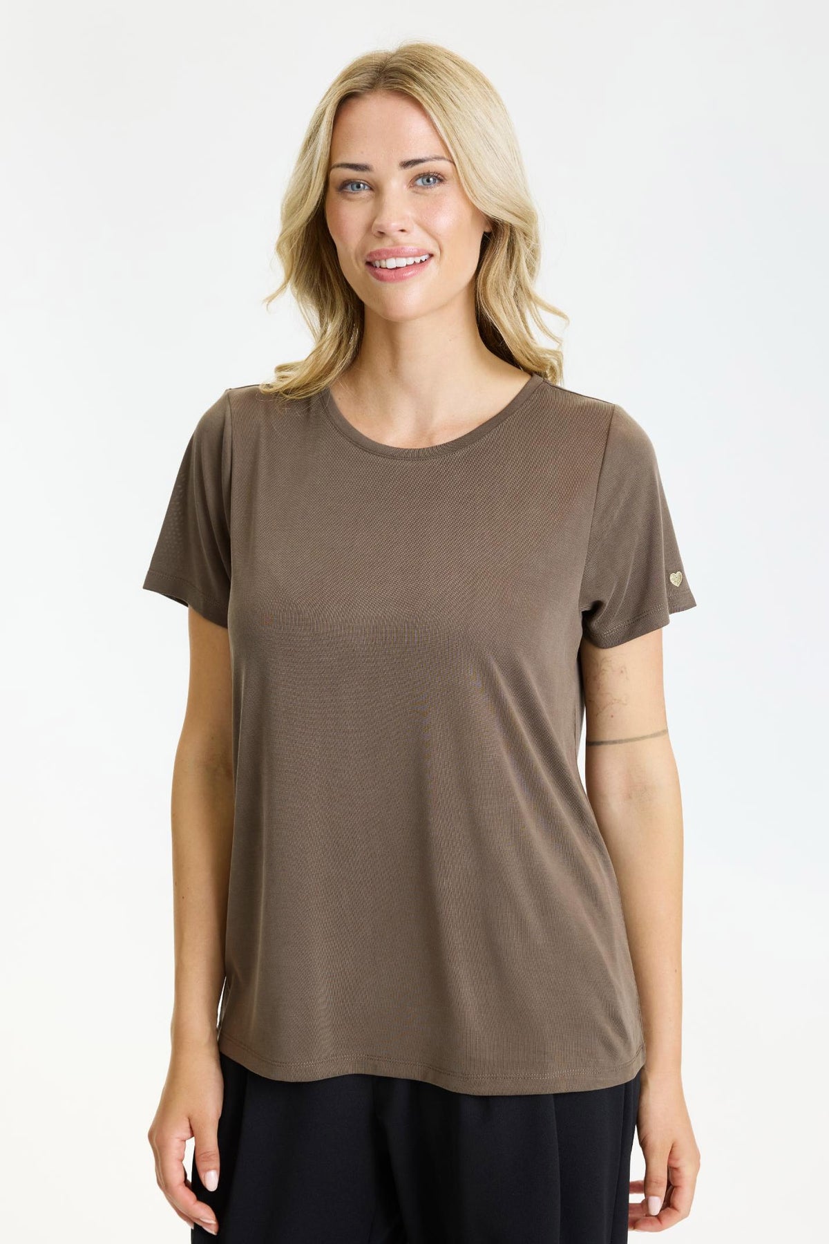 Nina t-shirt Brown - 14312