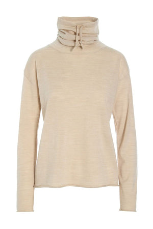 Nisu højhalset bluse IVORY - 257-1076-5450