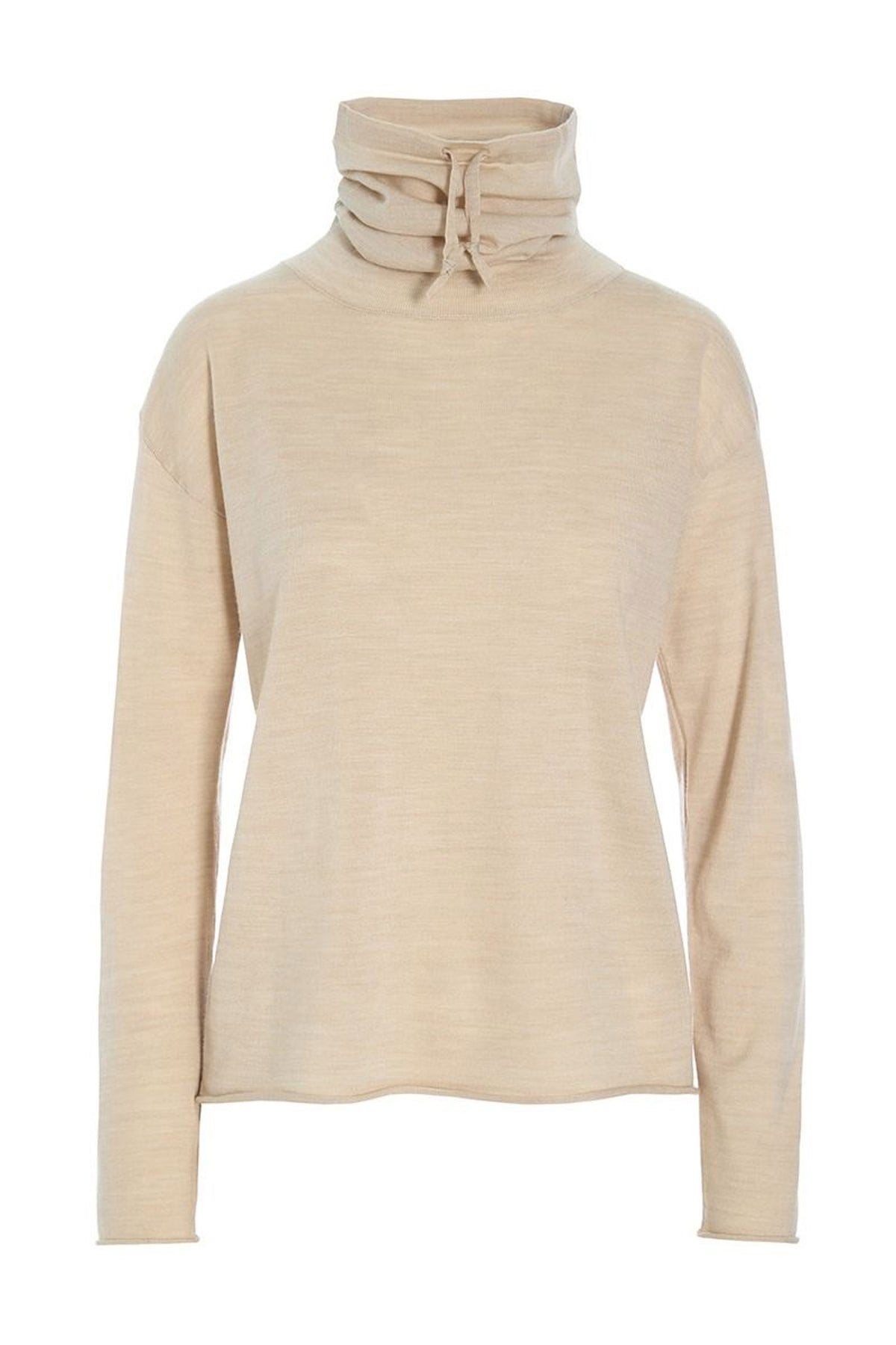 Nisu højhalset bluse IVORY - 257-1076-5450