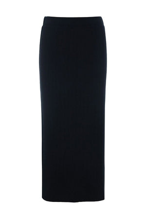 Nisu lang nederdel Black - 257-1076-5452