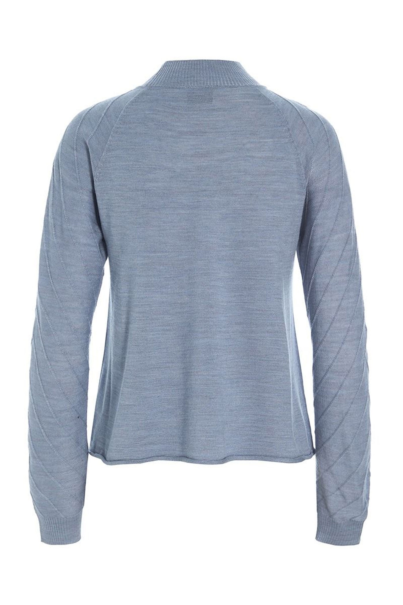 Nisu strikbluse Steel Blue - 257-1076-5448