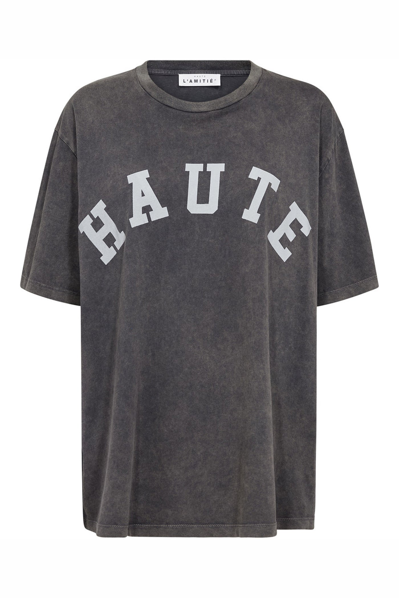 Noma Acid Curve Logo Tee Black Acid Wash - HL10509