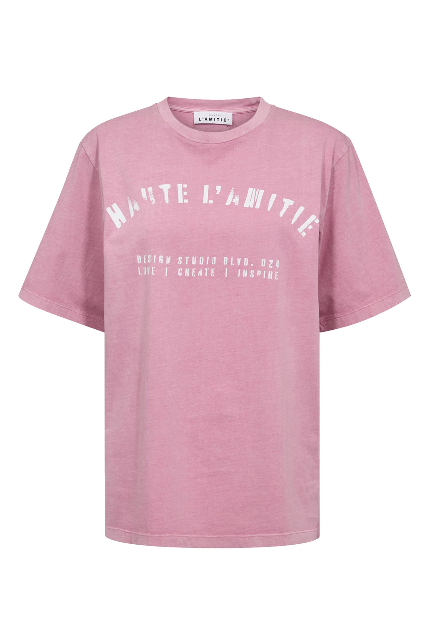 Noma Acid Curve Studio Tee Pink acid wash - HL10607