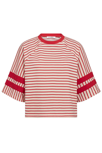 NormaCC Stripe 87 Tee 66-Flame - 43025 Thumbnail