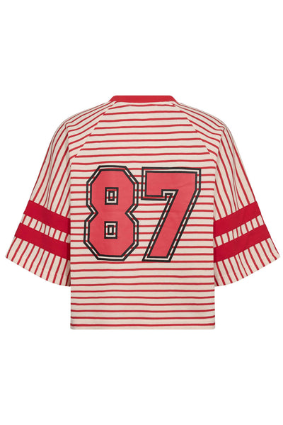 NormaCC Stripe 87 Tee 66-Flame - 43025 Thumbnail