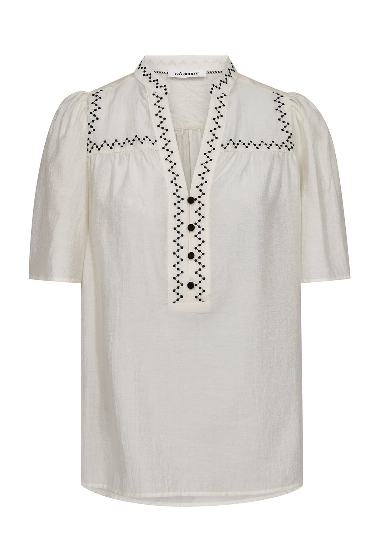 NotisCC SS Blouse 11-Off white - 45064