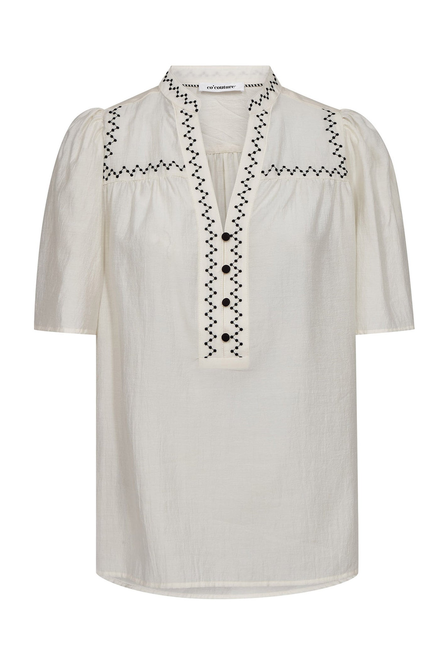 NotisCC SS Blouse 11-Off white - 45064