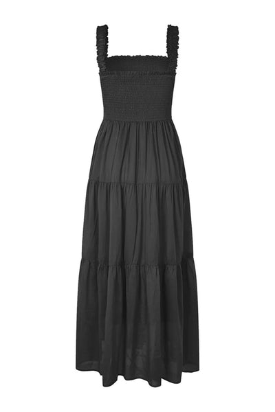 Nudall Maxi Dress Sl 18 Washed Black - 26263-3019 Thumbnail