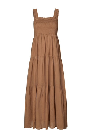 Nudall Maxi Dress Sl CAMEL - 26263-3019