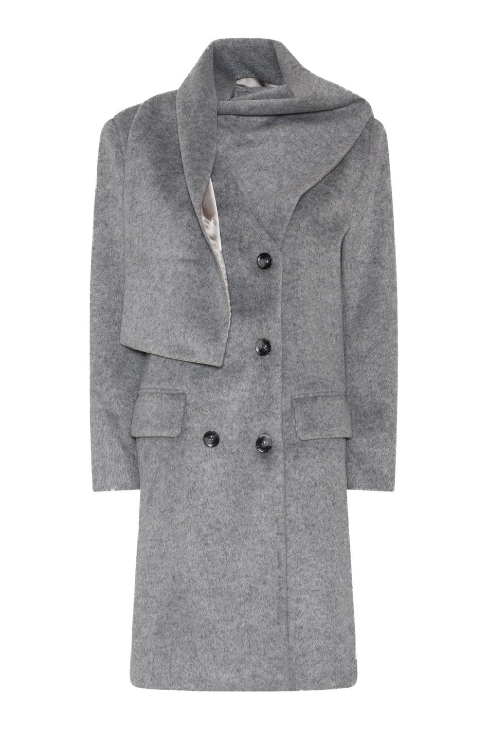 JubaBBAureve coat Grey Melange - BBW5200