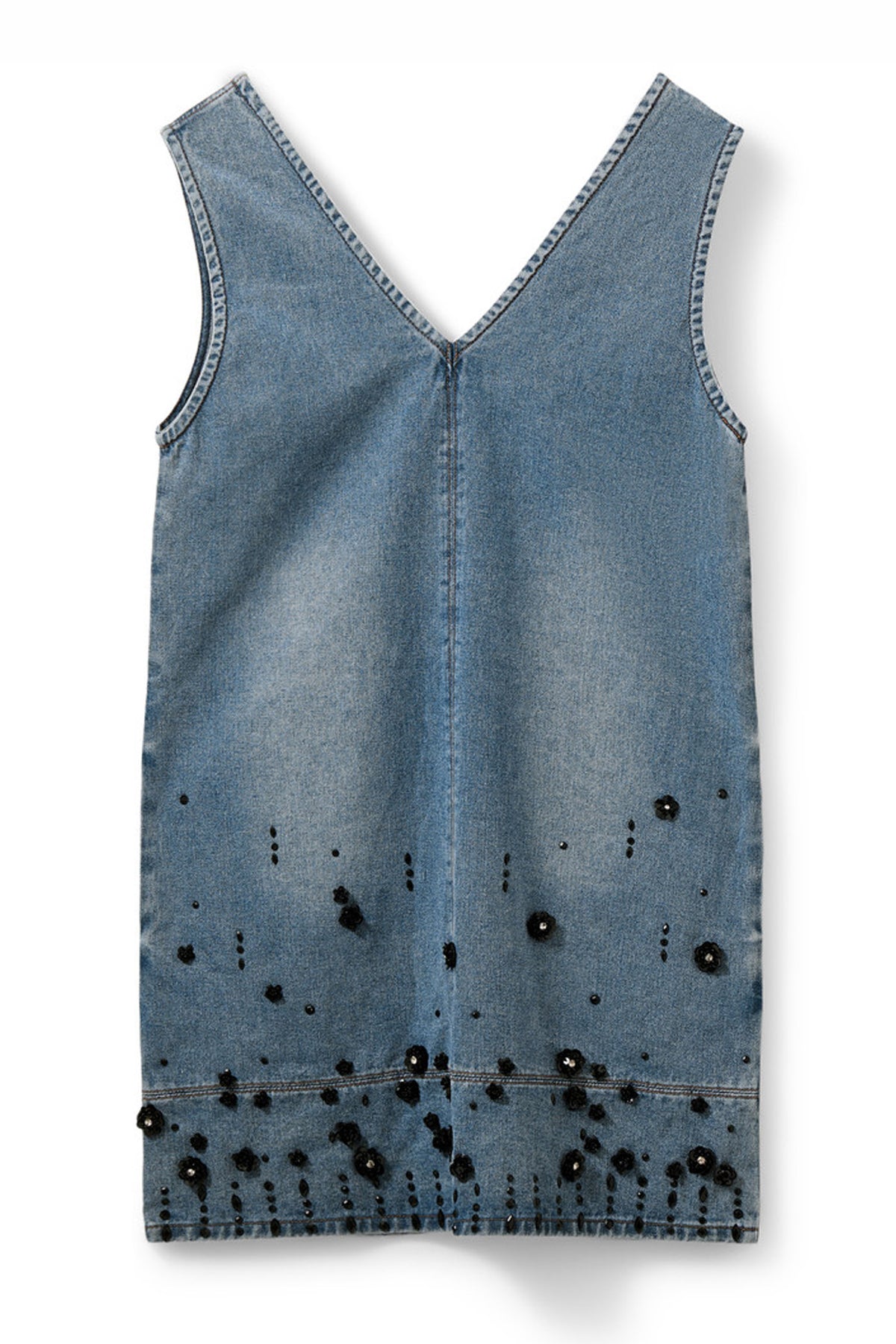 OLYMPESW SHORT DENIM DRESS 5002 Denim blue - S261321